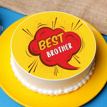 Best Brother in World Cake