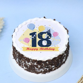 Rocking 18th Birthday Cake