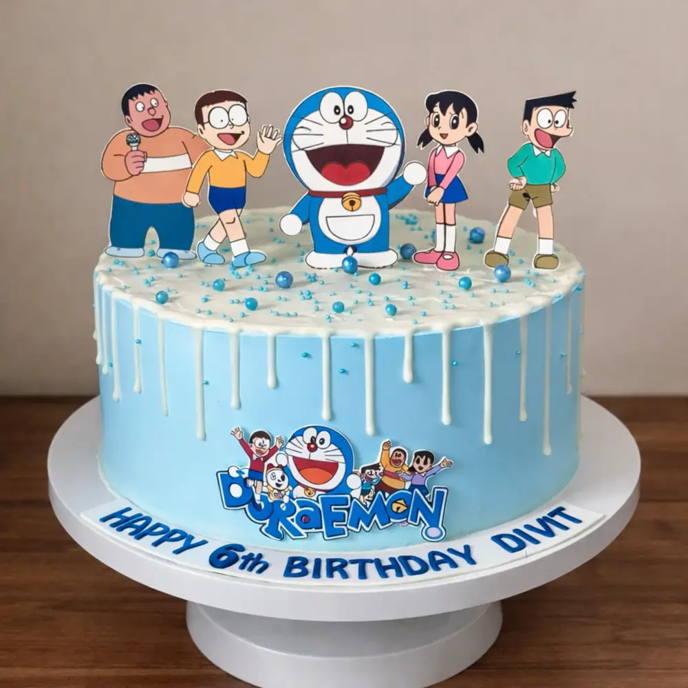 Doremon & Nobita Theme Cake